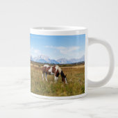 Nationalpark Grand Teton: Pferde Jumbo-Tasse (Rechts)