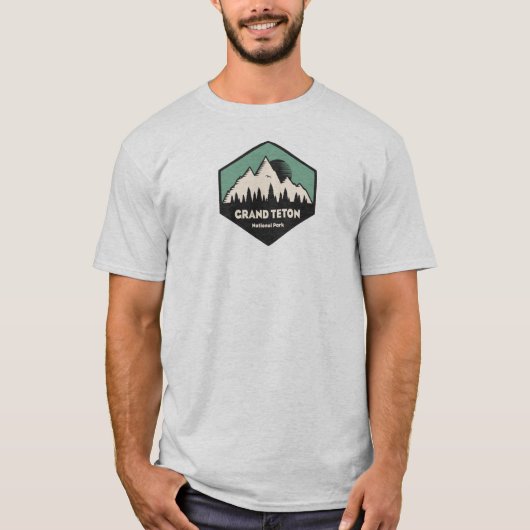 Nationalpark Grand Teton T-Shirt (Vorderseite)