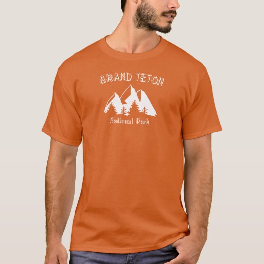 Nationalpark Grand Teton T-Shirt (Vorderseite)