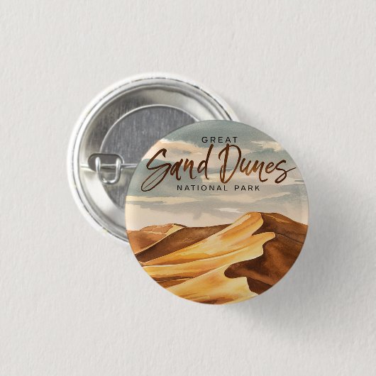 Nationalpark Grande Sanddünen Button (Vorne & Hinten)