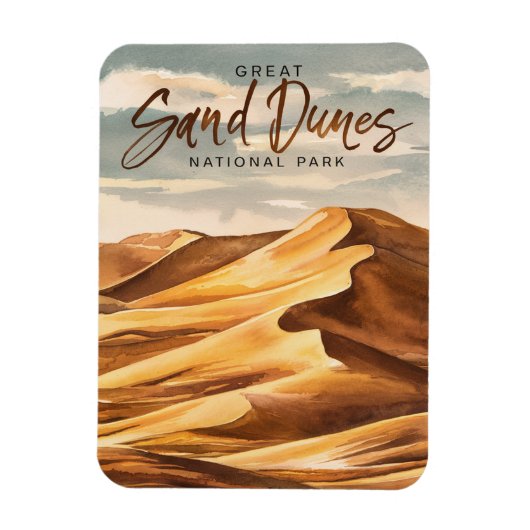 Nationalpark Grande Sanddünen Magnet (Vertikal)