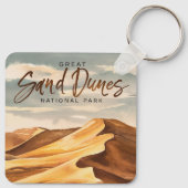 Nationalpark Grande Sanddünen Schlüsselanhänger (Rückseite)