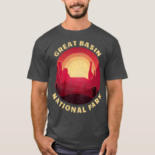 Nationalpark Great Basin Illustration Vintag Sou T-Shirt