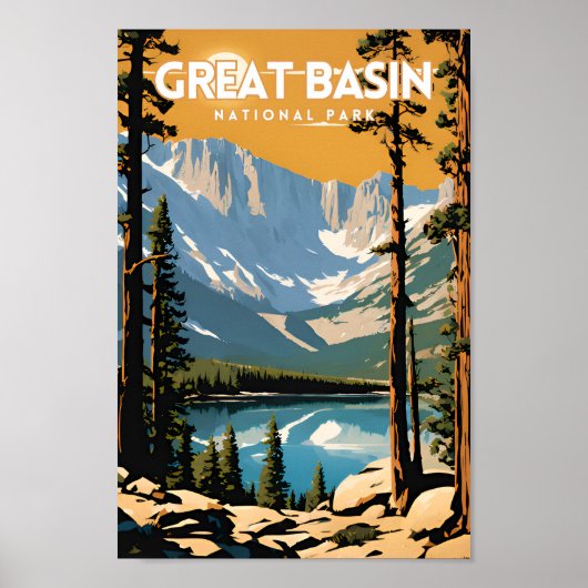 Nationalpark Great Basin Traditionelles Reisen Poster (Vorne)