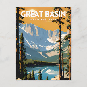 Nationalpark Great Basin Traditionelles Reisen Postkarte