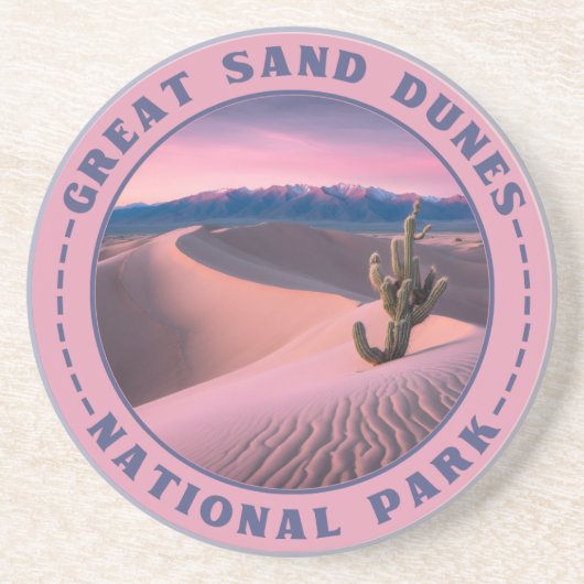 Nationalpark Great Sand Dunes Getränkeuntersetzer (Vorne)