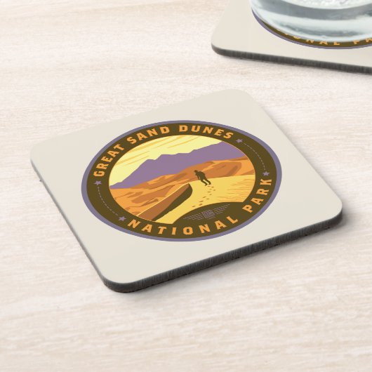 Nationalpark Great Sand Dunes Getränkeuntersetzer (Linke Seite)