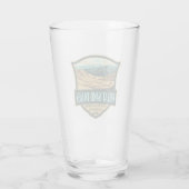 Nationalpark Great Sand Dunes - Illustration Retro Glas (Rückseite)