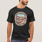 Nationalpark Great Sand Dunes Illustration Travel T-Shirt (Vorderseite)