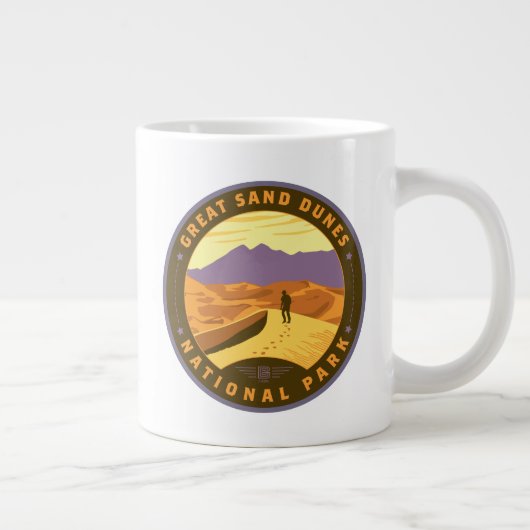 Nationalpark Great Sand Dunes Jumbo-Tasse (Rechts)