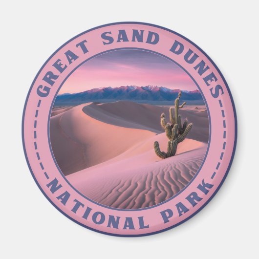 Nationalpark Great Sand Dunes Magnet (Vorne)