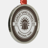 Nationalpark Great Sand Dunes Ornament Aus Metall (Rechts)