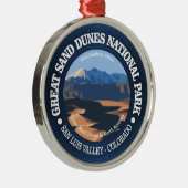 Nationalpark Great Sand Dunes Ornament Aus Metall (Rechts)