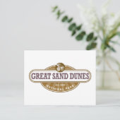 Nationalpark Great Sand Dunes Postkarte (Stehend Vorderseite)