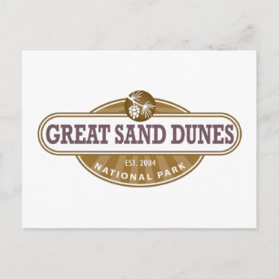 Nationalpark Great Sand Dunes Postkarte