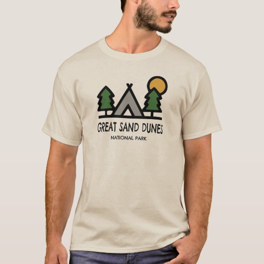Nationalpark Great Sand Dunes T-Shirt (Vorderseite)