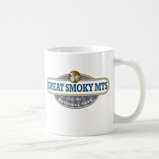 Nationalpark Great Smoky Mountains Kaffeetasse (Rechts)