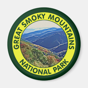 Nationalpark Great Smoky Mountains Magnet