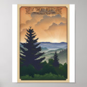 Nationalpark Grosse Smokys Nationalpark California Poster (Vorne)