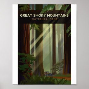 Nationalpark Grosse Smokys Nationalpark California Poster