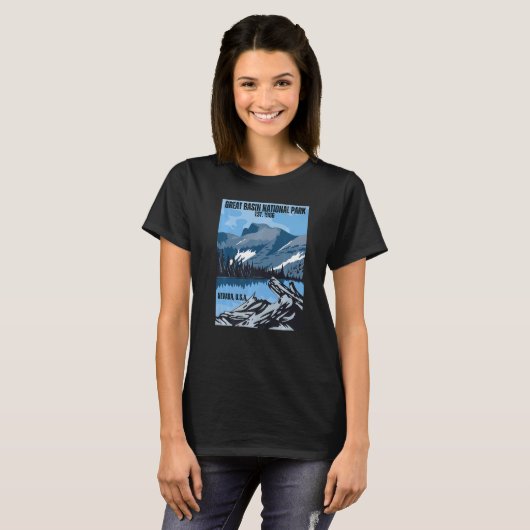 Nationalpark Grosses Becken Lover Oregon Staat T-Shirt (Vorne ganz)