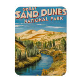 Nationalpark Grosses Sand Dunes Magnet (Vertikal)