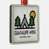 Nationalpark Guadalupe Ornament Aus Metall (Rechts)