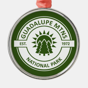 Nationalpark Guadalupe Ornament Aus Metall