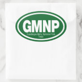 Nationalpark Guadalupe Ovaler Aufkleber (Tasche)