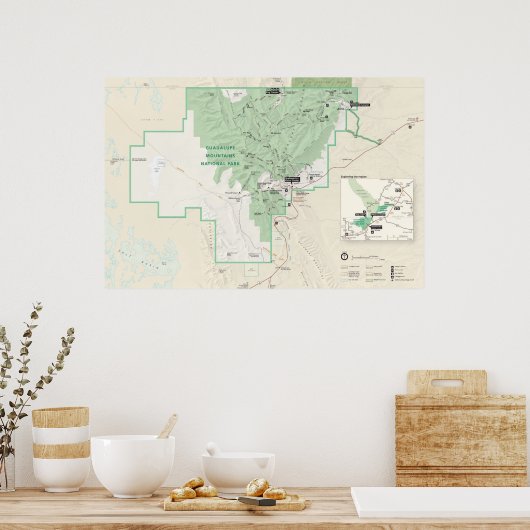 Nationalpark Guadalupe Poster (Küche)