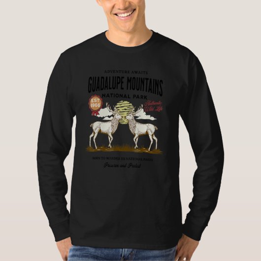 Nationalpark Guadalupe T-Shirt (Vorderseite)
