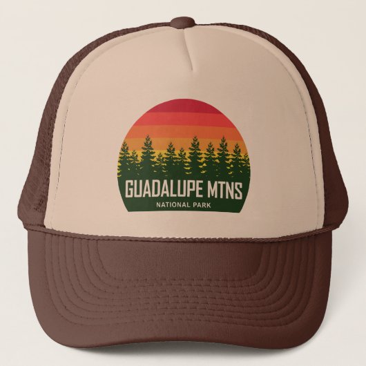 Nationalpark Guadalupe Truckerkappe (Vorderseite)