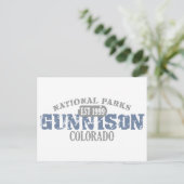 Nationalpark Gunnison Postkarte (Stehend Vorderseite)