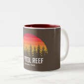 Nationalpark Hauptstadt Reef Zweifarbige Tasse (VorderseiteRechts)