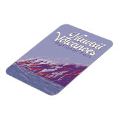 Nationalpark Hawaii Illustration Travel Magnet (Linke Seite)