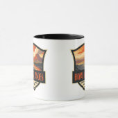 Nationalpark Hawaii Illustration Travel Tasse (Zentrum)