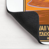Nationalpark Hawaii Nationalpark Muna Vintag Mousepad (Ecke)