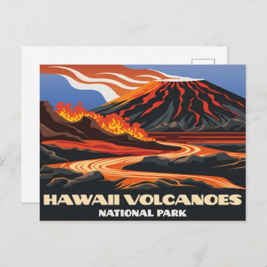 Nationalpark Hawaii Nationalpark Munia Vintag Postkarte (Vorne/Hinten)
