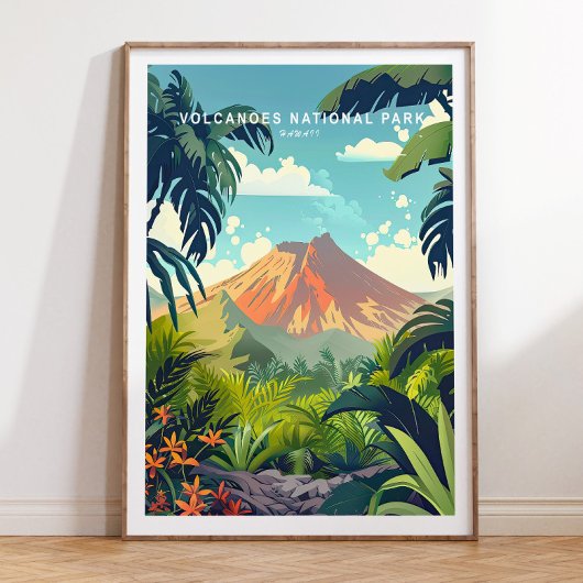 Nationalpark Hawaii Poster, Vulkane Poster