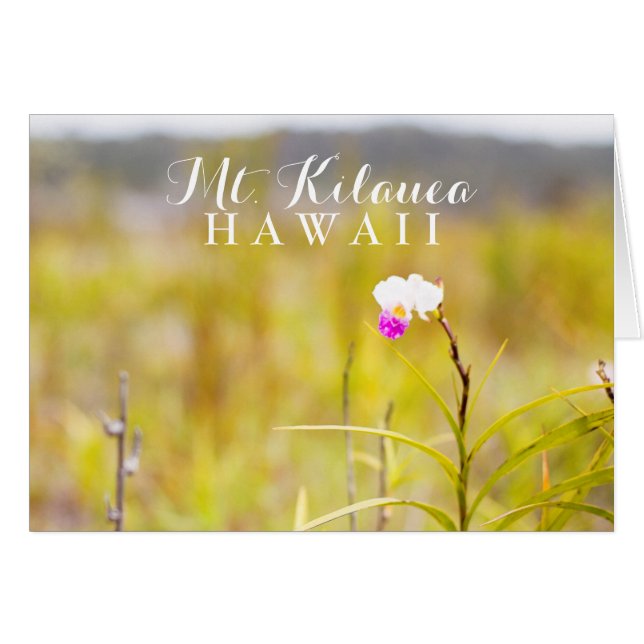 Nationalpark Hawaii Tropical Orchid (Vorderseite (Horizontal))