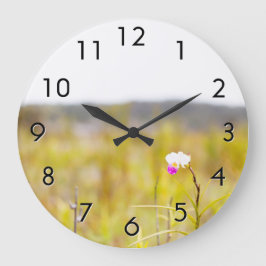 Nationalpark Hawaii Tropical Orchid Runde Wanduhr