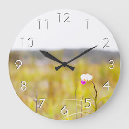 Nationalpark Hawaii Tropical Orchid Runde Wanduhr