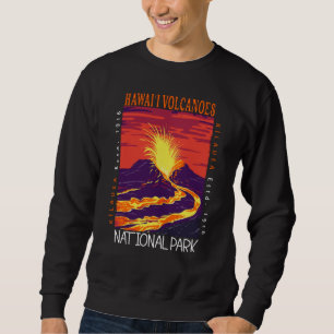 Nationalpark Hawaii Vintag beängstigend Sweatshirt