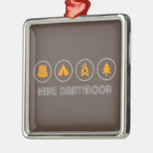 Nationalpark Hike Dartmoor Ornament Aus Metall (Links)