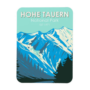 Nationalpark Hohe Tauern Österreich Vintage Magnet