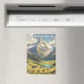 Nationalpark Hohe Tauern Postkarte Magnet (In Situ (Geschirrspüler))