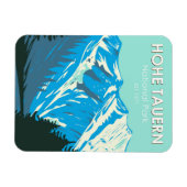 Nationalpark Hohe Tauern Vintag Magnet (Horizontal)