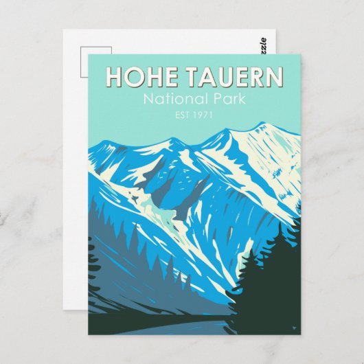 Nationalpark Hohe Tauern Vintag Postkarte (Vorne/Hinten)