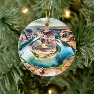 Nationalpark Horseshoe Bend Keramik Ornament