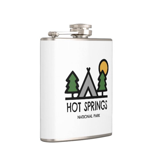 Nationalpark Hot Springs Flachmann (Rechts)